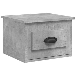 Wand Nachttische 2er-Set Betongrau