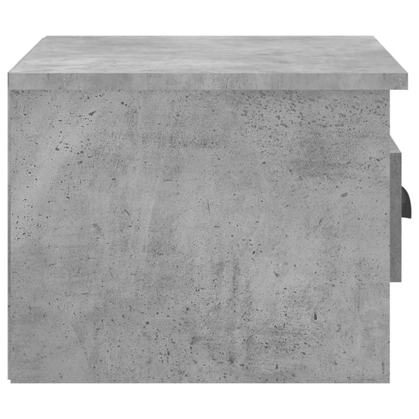 Wand Nachttische 2er-Set Betongrau