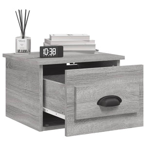 Wand-Nachttisch Grau Sonoma 41,5 cm