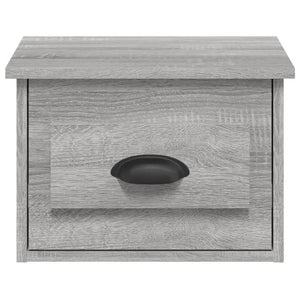 Wand-Nachttische Grau Sonoma 2er-Set
