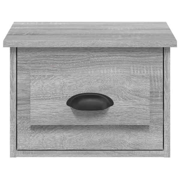 Wand-Nachttische Grau Sonoma 2er-Set