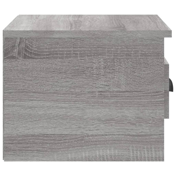 Wand-Nachttische Grau Sonoma 2er-Set