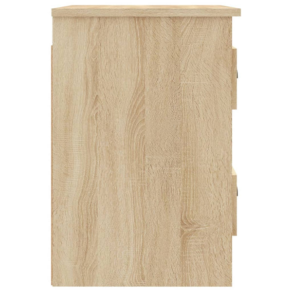 Wand-Nachttische Sonoma-Eiche, 2er-Set