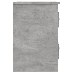 Betongrauer Wand-Nachttisch 41,5 cm
