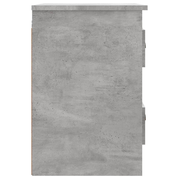 Betongrauer Wand-Nachttisch 41,5 cm