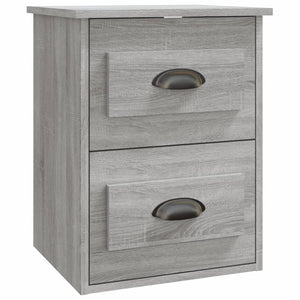 Wand-Nachttisch Grau Sonoma 41,5 cm