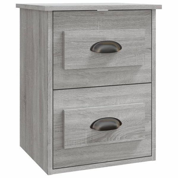 Wand-Nachttisch Grau Sonoma 41,5 cm
