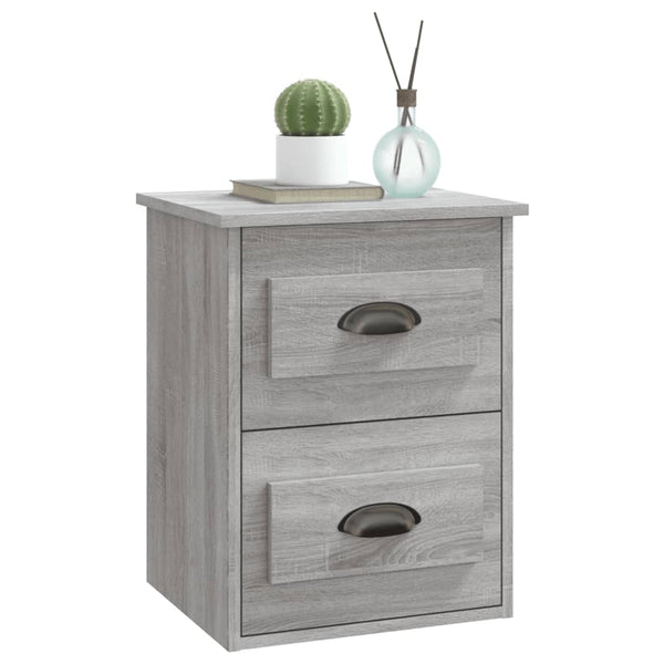 Wand-Nachttisch Grau Sonoma 41,5 cm