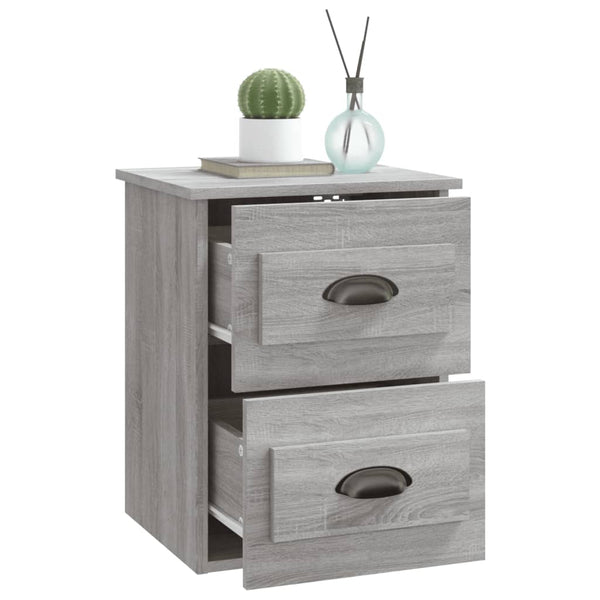Wand-Nachttisch Grau Sonoma 41,5 cm