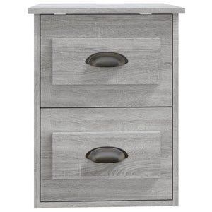 Wand-Nachttisch Grau Sonoma 41,5 cm
