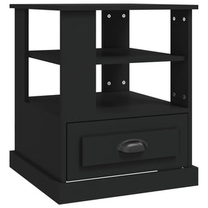 Schwarzer Beistelltisch 50x50x60 cm