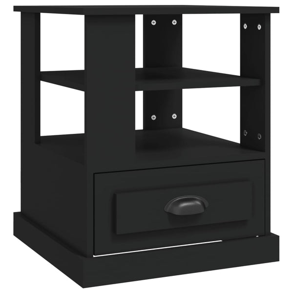 Schwarzer Beistelltisch 50x50x60 cm
