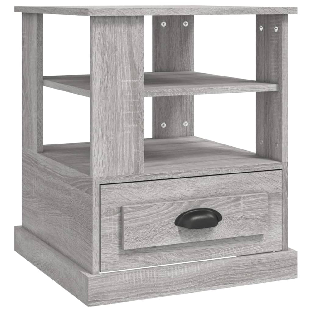 Grauer Beistelltisch Sonoma 50x50x60 cm