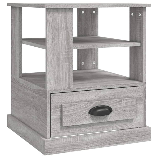 Grauer Beistelltisch Sonoma 50x50x60 cm