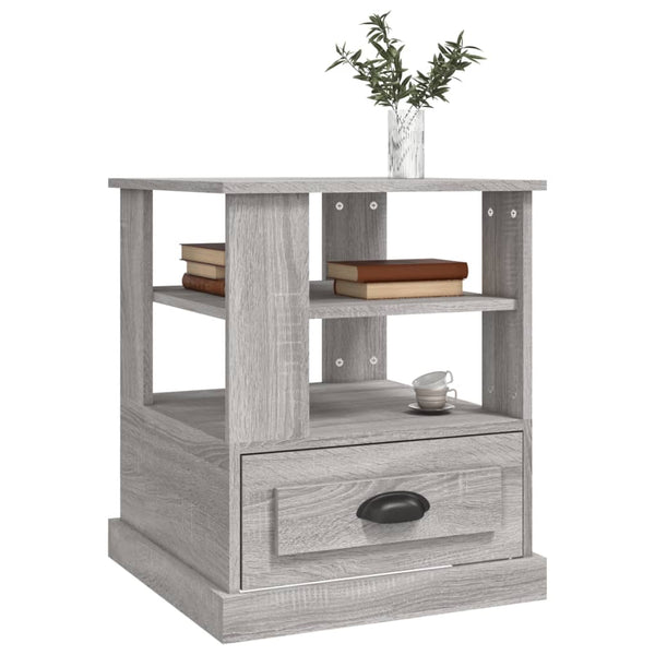Grauer Beistelltisch Sonoma 50x50x60 cm