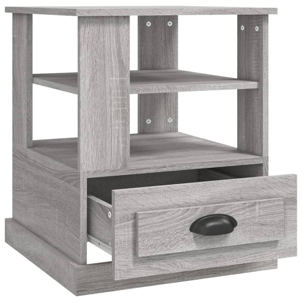 Grauer Beistelltisch Sonoma 50x50x60 cm