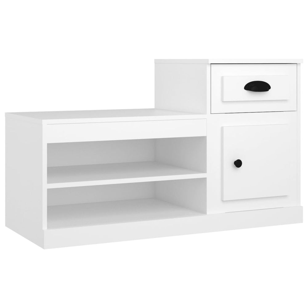 Weißer Schuhschrank 100 cm