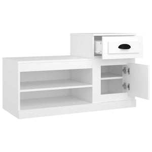 Weißer Schuhschrank 100 cm