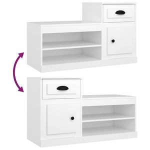 Weißer Schuhschrank 100 cm