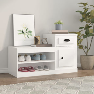 Weißer Schuhschrank 100 cm