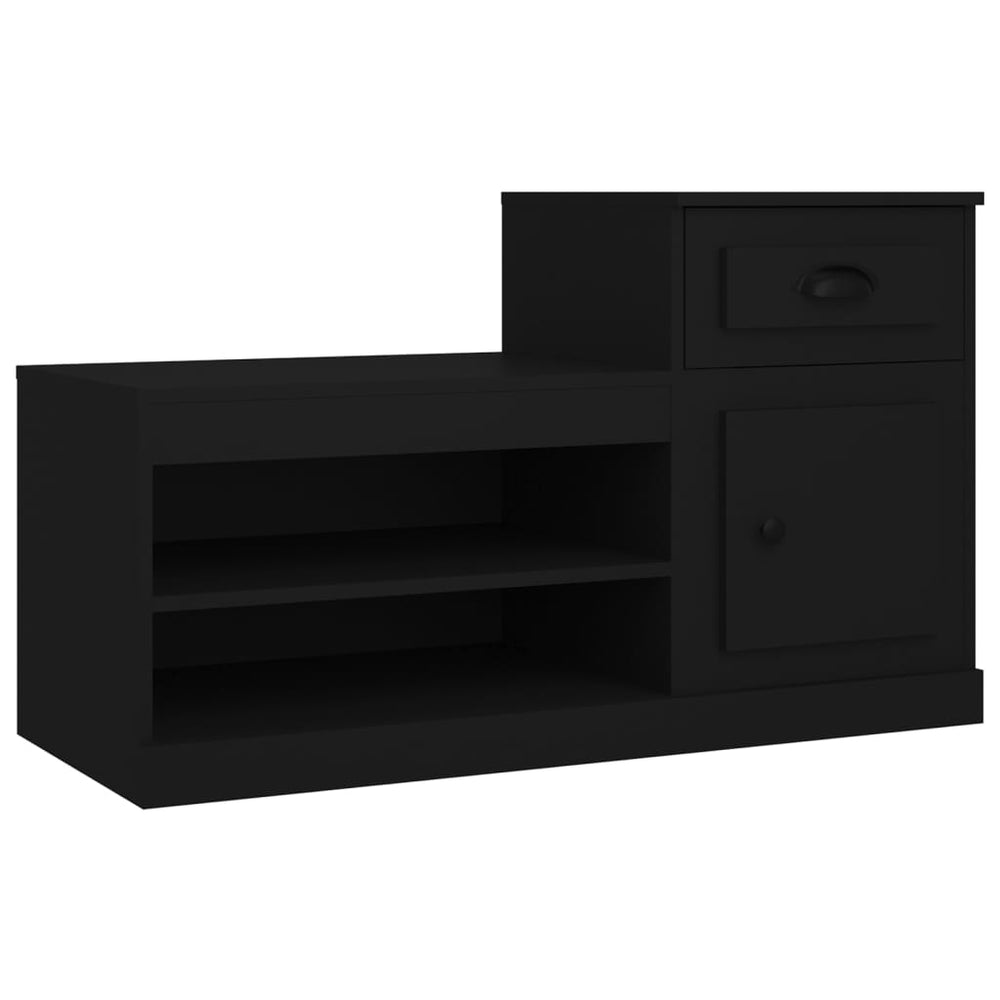 Schuhschrank Schwarz 100x42x60 cm