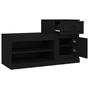 Schuhschrank Schwarz 100x42x60 cm