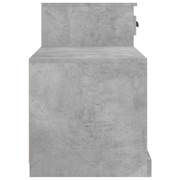vidaXL Meuble à chaussures gris béton 100x42x60 cm bois d'ingénierie