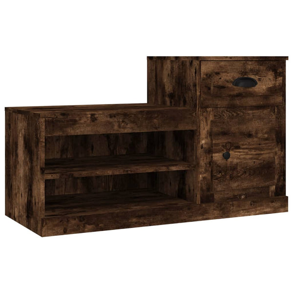 Schuhschrank Räuchereiche 100cm