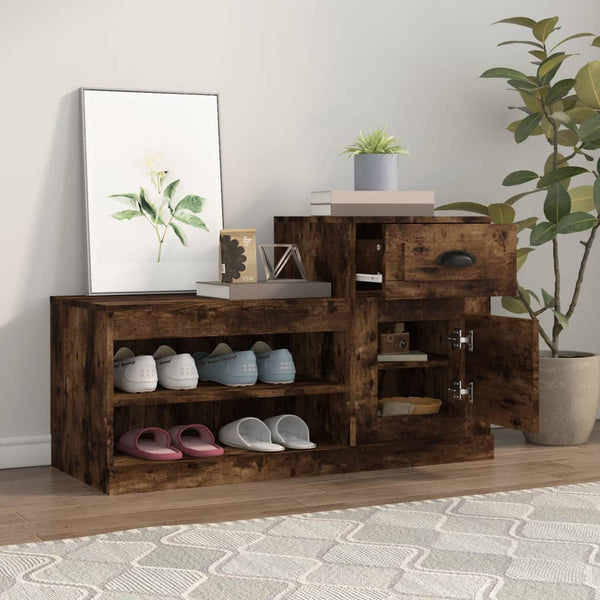 Schuhschrank Räuchereiche 100cm
