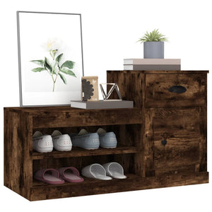 Schuhschrank Räuchereiche 100cm