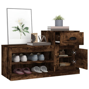 Schuhschrank Räuchereiche 100cm