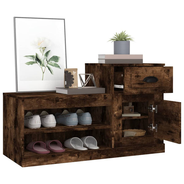 Schuhschrank Räuchereiche 100cm