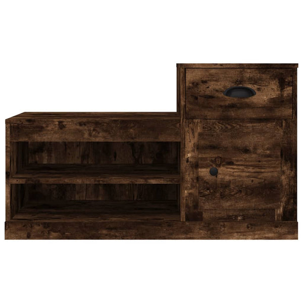 Schuhschrank Räuchereiche 100cm