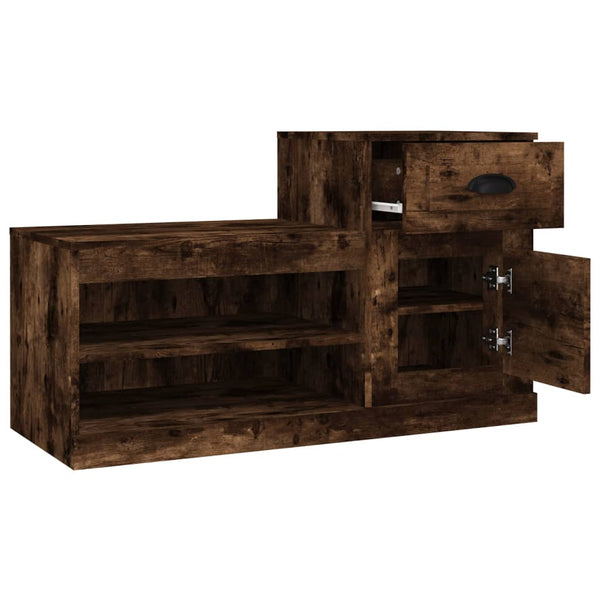 Schuhschrank Räuchereiche 100cm