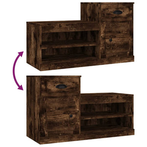 Schuhschrank Räuchereiche 100cm