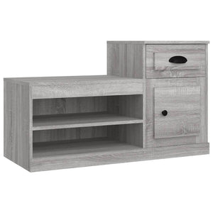 Grauer Schuhschrank Sonoma, 100 cm