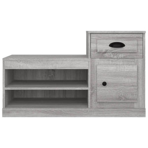 Grauer Schuhschrank Sonoma, 100 cm