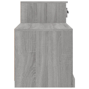 Grauer Schuhschrank Sonoma, 100 cm