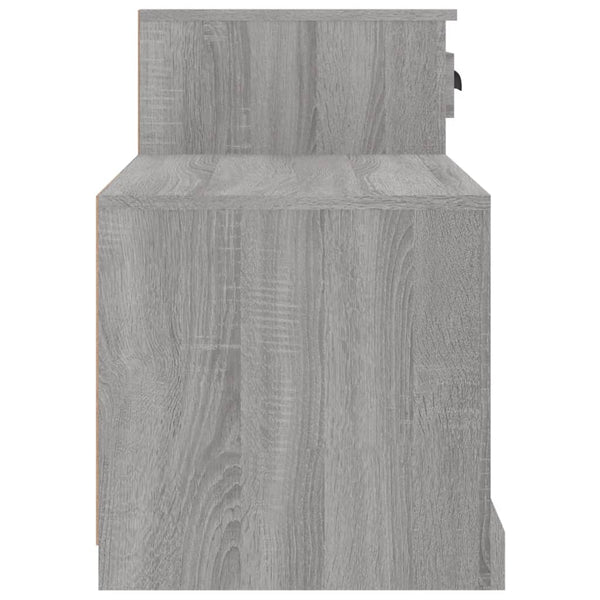 Grauer Schuhschrank Sonoma, 100 cm