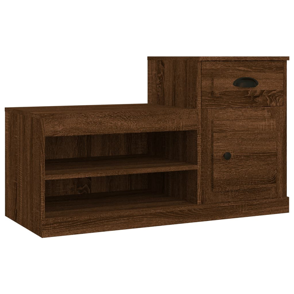 Schuhschrank Braun Eichenoptik 100x60cm