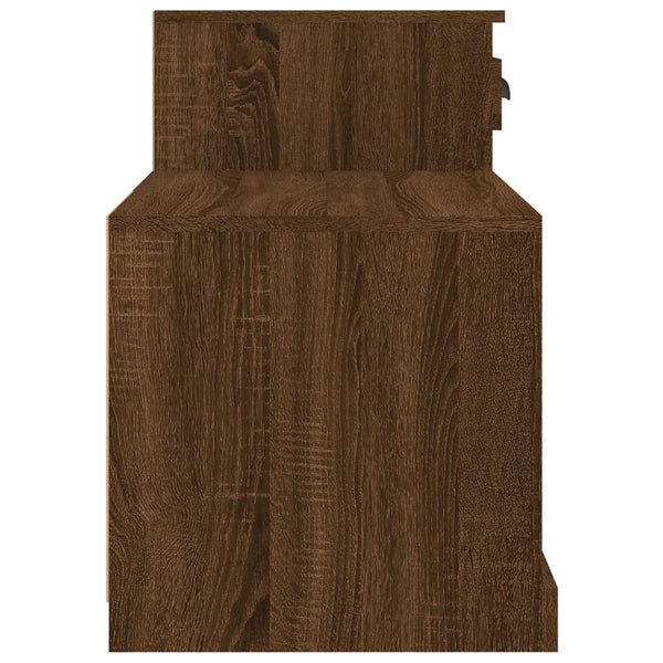 Schuhschrank Braun Eichenoptik 100x60cm
