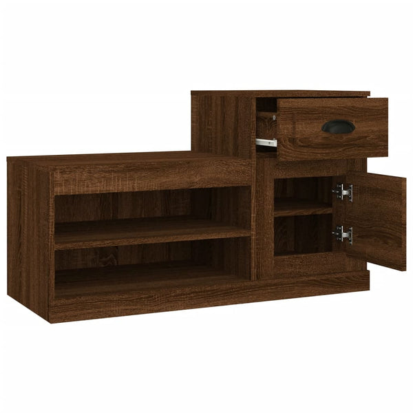 Schuhschrank Braun Eichenoptik 100x60cm