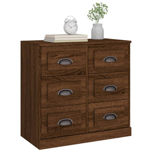 Sideboard Braun Eichen-Optik 70 cm