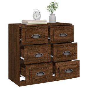 Sideboard Braun Eichen-Optik 70 cm