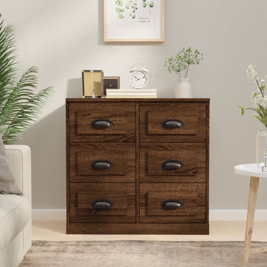 Sideboard Braun Eichen-Optik 70 cm