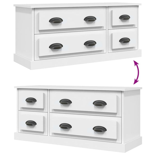 Weißer TV-Schrank 100 cm