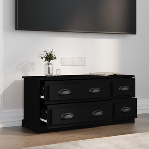 Schwarzer TV-Schrank 100 cm