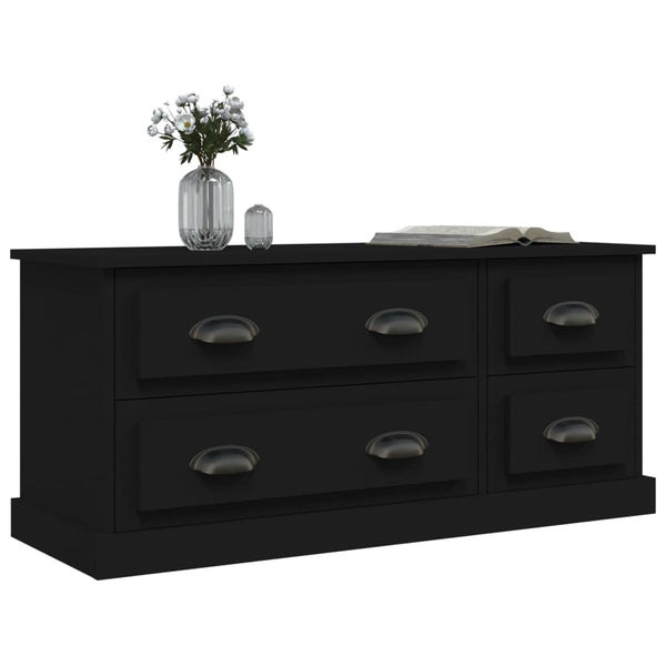 Schwarzer TV-Schrank 100 cm