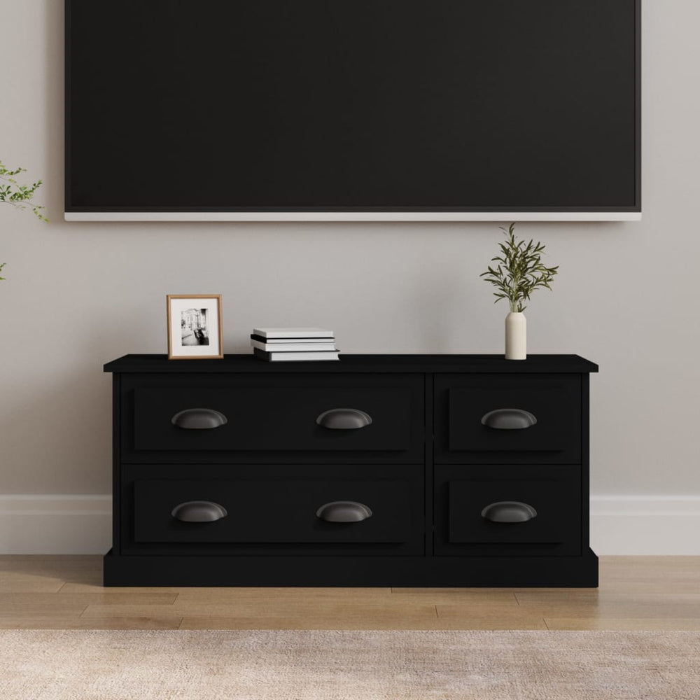 Schwarzer TV-Schrank 100 cm