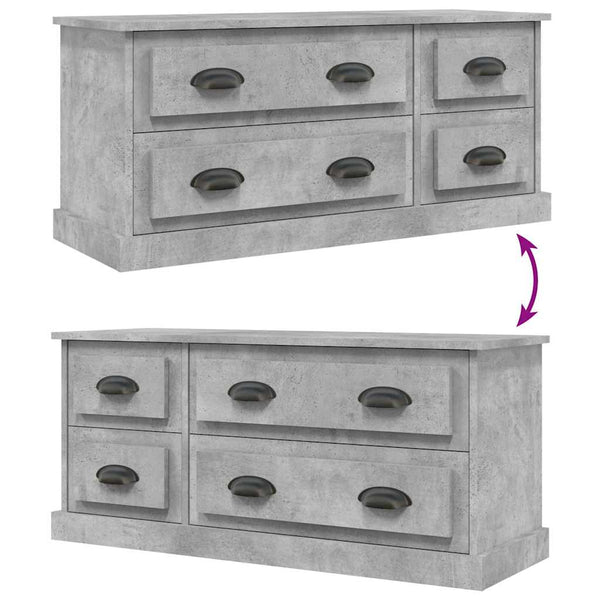 TV-Schrank Betongrau 100 cm